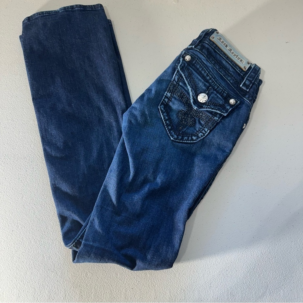 Rock revival heater boot jeans women’s